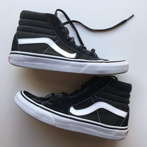 Vans SK-8 High Tops Black and White